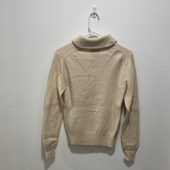 Brooks Brothers Cream Cowl Neck Sweater - Picture 3 of 4